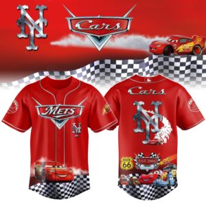 New York Mets Cars 20th Anniversary Inspired Limited Edition Baseball Jersey