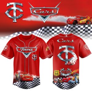 Minnesota Twins Cars 20th Anniversary Inspired Limited Edition Baseball Jersey
