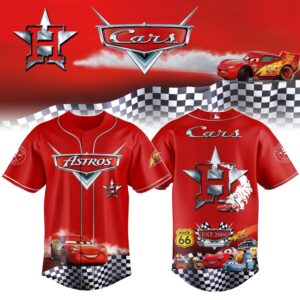Houston Astros Cars 20th Anniversary Inspired Limited Edition Baseball Jersey