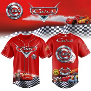 Chicago Cubs Cars 20th Anniversary Inspired Limited Edition Baseball Jersey
