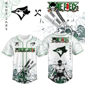 Toronto Blue Jays x Zoro Ronin Emerald Wave Limited Edition Jersey