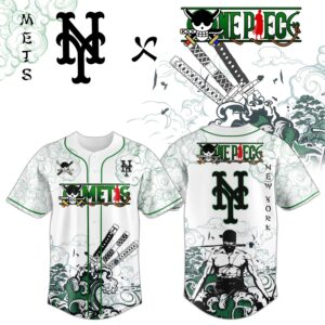 New York Mets x Zoro Ronin Emerald Wave Limited Edition Jersey