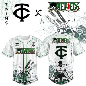 Minnesota Twins x Zoro Ronin Emerald Wave Limited Edition Jersey
