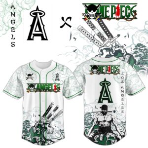 Los Angeles Angels x Zoro Ronin Emerald Wave Limited Edition Jersey