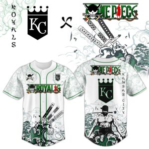 Kansas City Royals x Zoro Ronin Emerald Wave Limited Edition Jersey