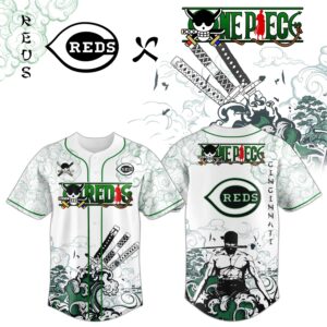 Cincinnati Reds x Zoro Ronin Emerald Wave Limited Edition Jersey