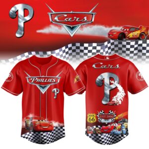 Philadelphia Phillies Special Cars 20th Anniversary Limited Edition Jersey