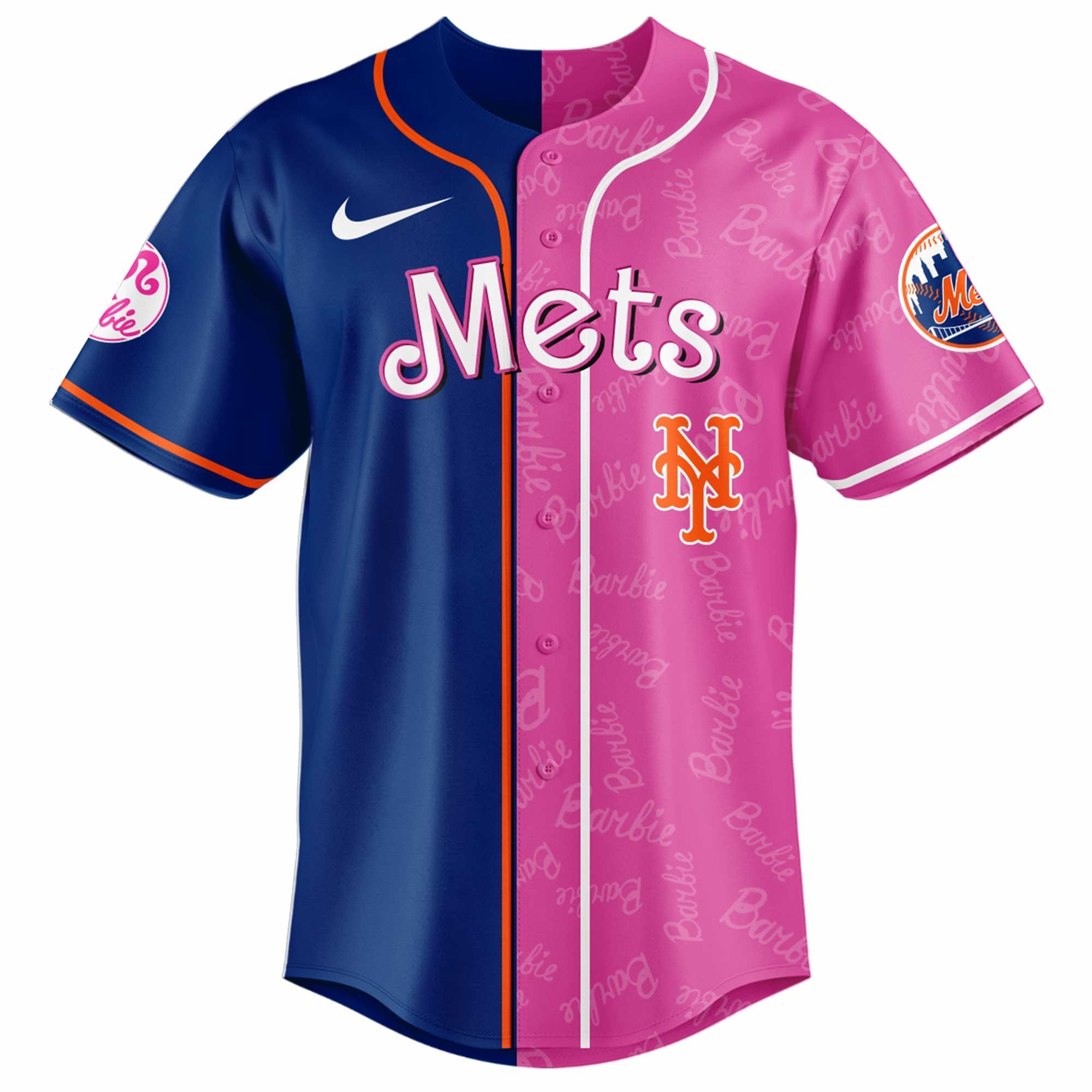 New York Mets Barbie 2026 Special Edition Baseball Jersey New York Mets Barbie 2026 Special Edition Baseball Jersey