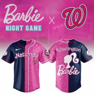 Washington Nationals Barbie 2026 Special Edition Baseball Jersey