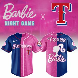 Texas Rangers Barbie 2026 Special Edition Baseball Jersey