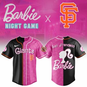 San Francisco Giants Barbie 2026 Special Edition Baseball Jersey