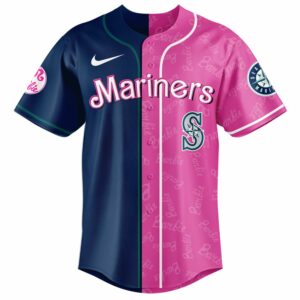 Seattle Mariners Barbie 2026 Special Edition Baseball Jersey 1 Seattle Mariners Barbie 2026 Special Edition Baseball Jersey 2.jpg