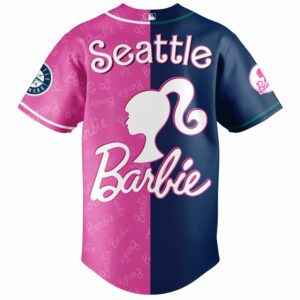 Seattle Mariners Barbie 2026 Special Edition Baseball Jersey 2 Seattle Mariners Barbie 2026 Special Edition Baseball Jersey 3.jpg