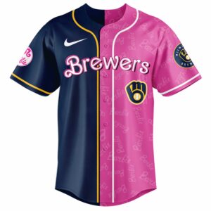 Milwaukee Brewers Barbie 2026 Special Edition Baseball Jersey 2.jpg