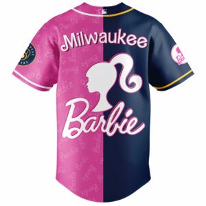 Milwaukee Brewers Barbie 2026 Special Edition Baseball Jersey 3.jpg