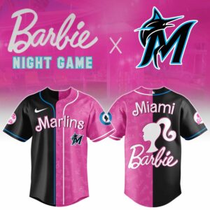 Miami Marlins Barbie 2026 Special Edition Baseball Jersey