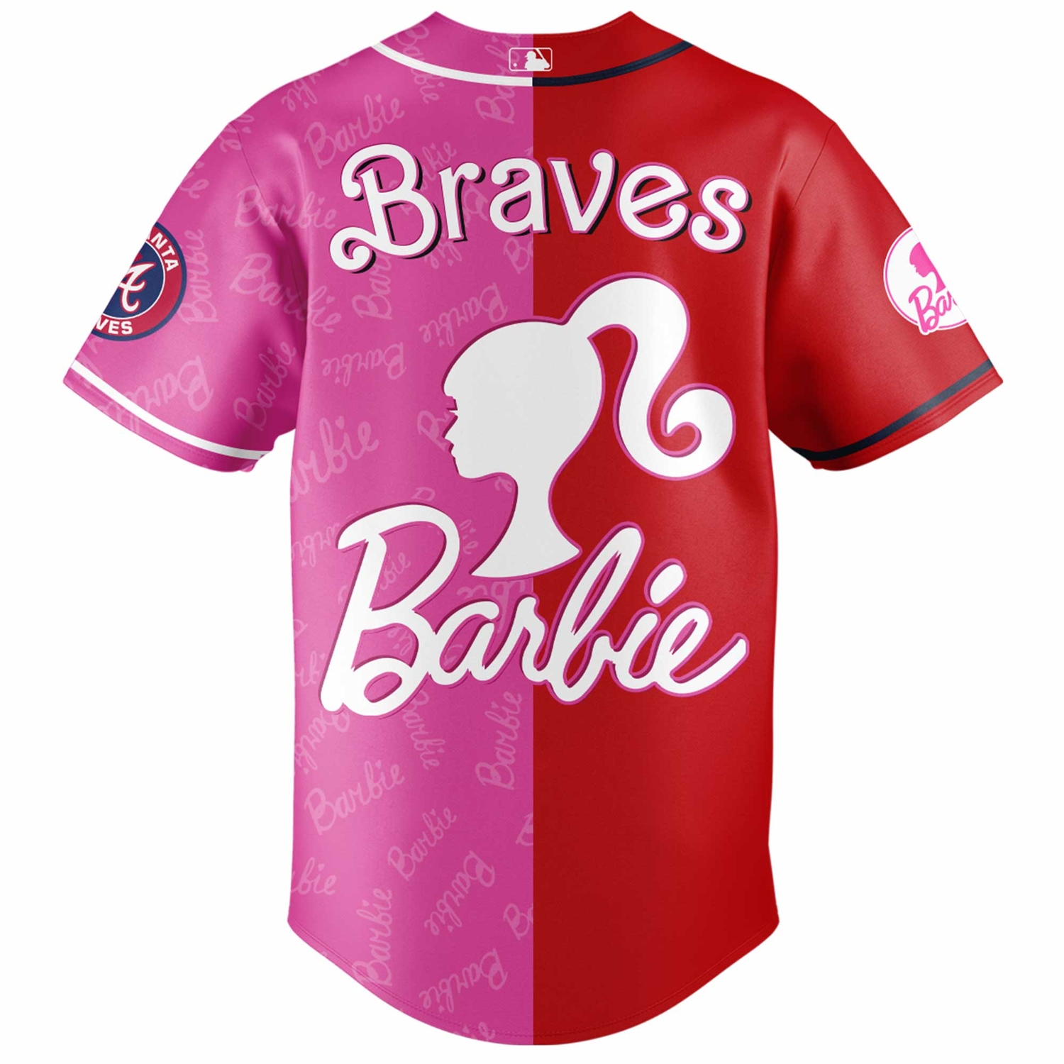 Atlanta Braves Barbie 2026 Special Edition Baseball Jersey Atlanta Braves Barbie 2026 Special Edition Baseball Jersey