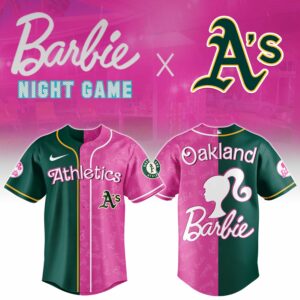 Oakland Athletics Barbie 2026 Special Edition Baseball Jersey