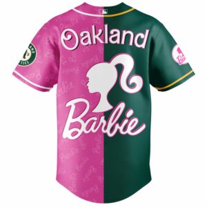 Oakland Athletics Barbie 2026 Special Edition Baseball Jersey 3.jpg