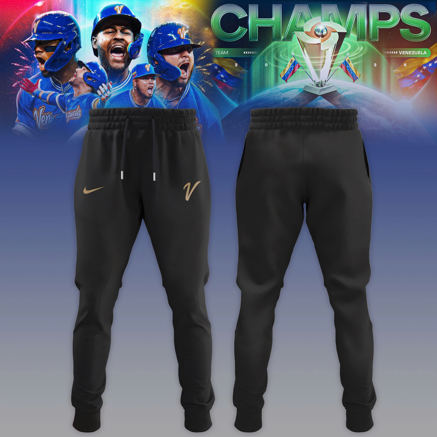 Venezuela Baseball 2026 World Baseball Classic Champions Commemorative Jersey Venezuela Baseball 2026 World Baseball Classic Champions Commemorative Jersey