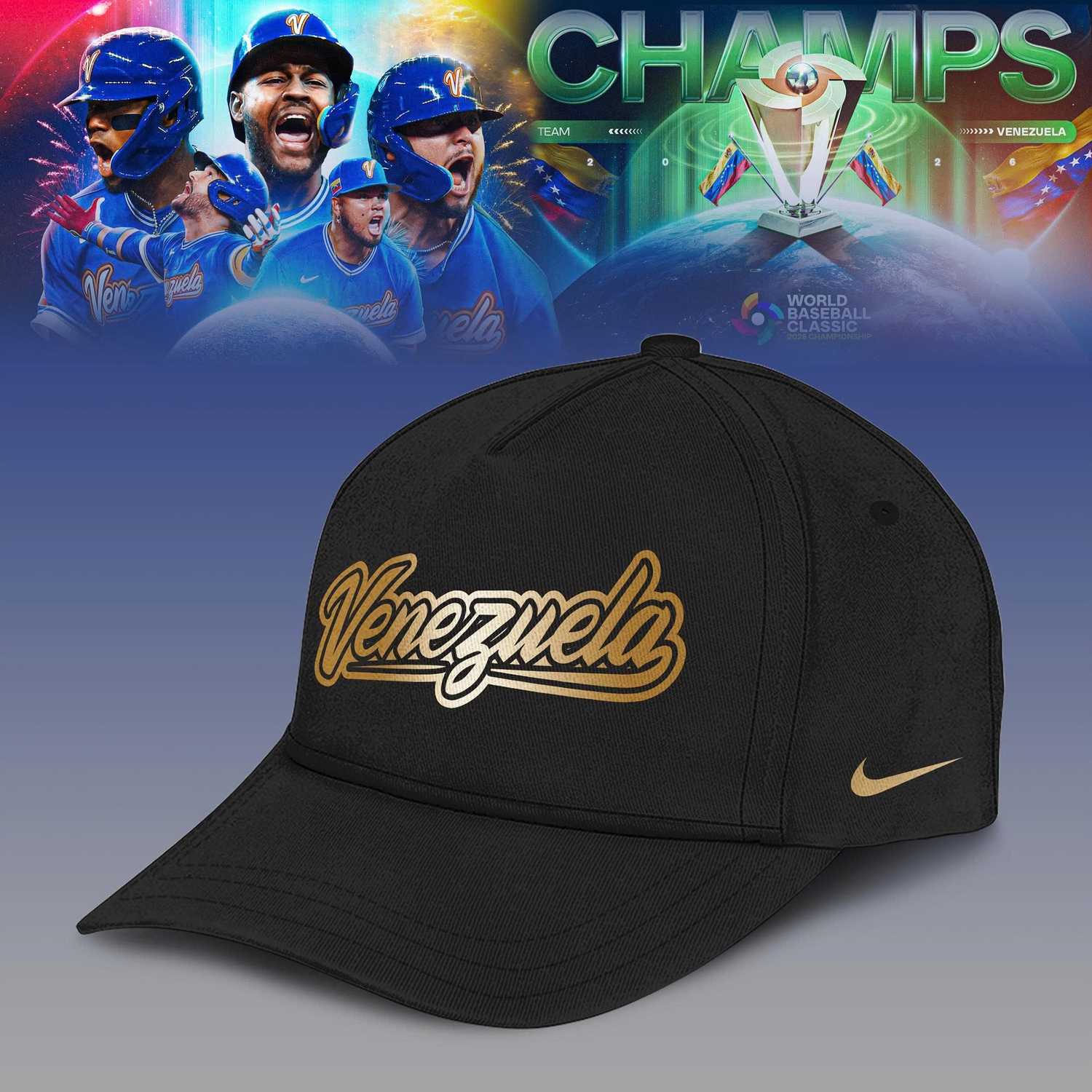 Venezuela Baseball 2026 World Baseball Classic Champions Commemorative Jersey Venezuela Baseball 2026 World Baseball Classic Champions Commemorative Jersey