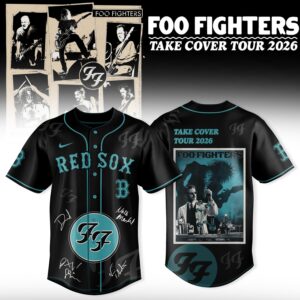 Boston Red Sox Foo Fighters Take Cover Tour 2026 Jersey