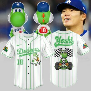 Yoshinobu x Yoshi Los Angeles Dodgers Fan Baseball Jersey