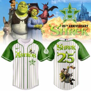 Houston Astros Shrek 25th Anniversary Special Edition Jersey