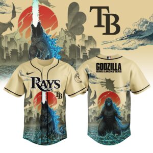 Tampa Bay Rays Godzilla King Of The Monsters Special Edition Baseball Jersey