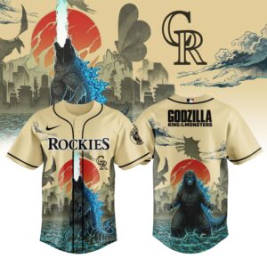 Colorado Rockies Godzilla King Of The Monsters Special Edition Baseball Jersey