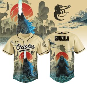 Baltimore Orioles Godzilla King Of The Monsters Special Edition Baseball Jersey