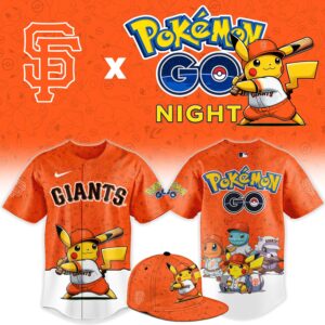 San Francisco Giants Pokémon GO Night Limited Edition Baseball Jersey