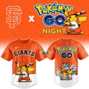 San Francisco Giants Pokmon GO Night Limited Edition Baseball Jersey 2.jpg