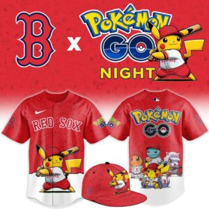 Boston Red Sox Pokémon GO Night Limited Edition Baseball Jersey