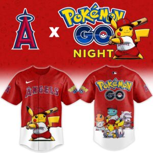 Los Angeles Angels Pokémon GO Night Limited Edition Baseball Jersey 1 Los Angeles Angels Pokmon GO Night Limited Edition Baseball Jersey 2.jpg