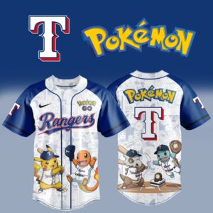 Pokémon x Texas Rangers 2026 Limited Edition MLB Baseball Jersey