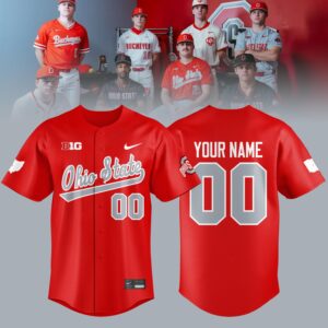 OSU Baseball 2026 Custom Limited Jersey Red Edition