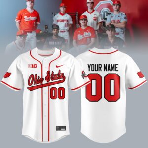 OSU Baseball 2026 Custom Limited Jersey White Edition