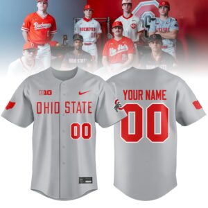 OSU Baseball 2026 Custom Limited Jersey Gray Edition