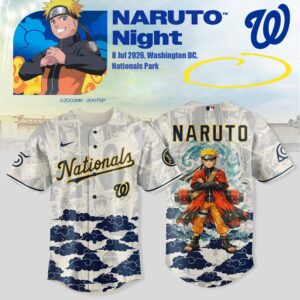 Washington Nationals x Naruto Night 2026 Special Edition Baseball Jersey Collection