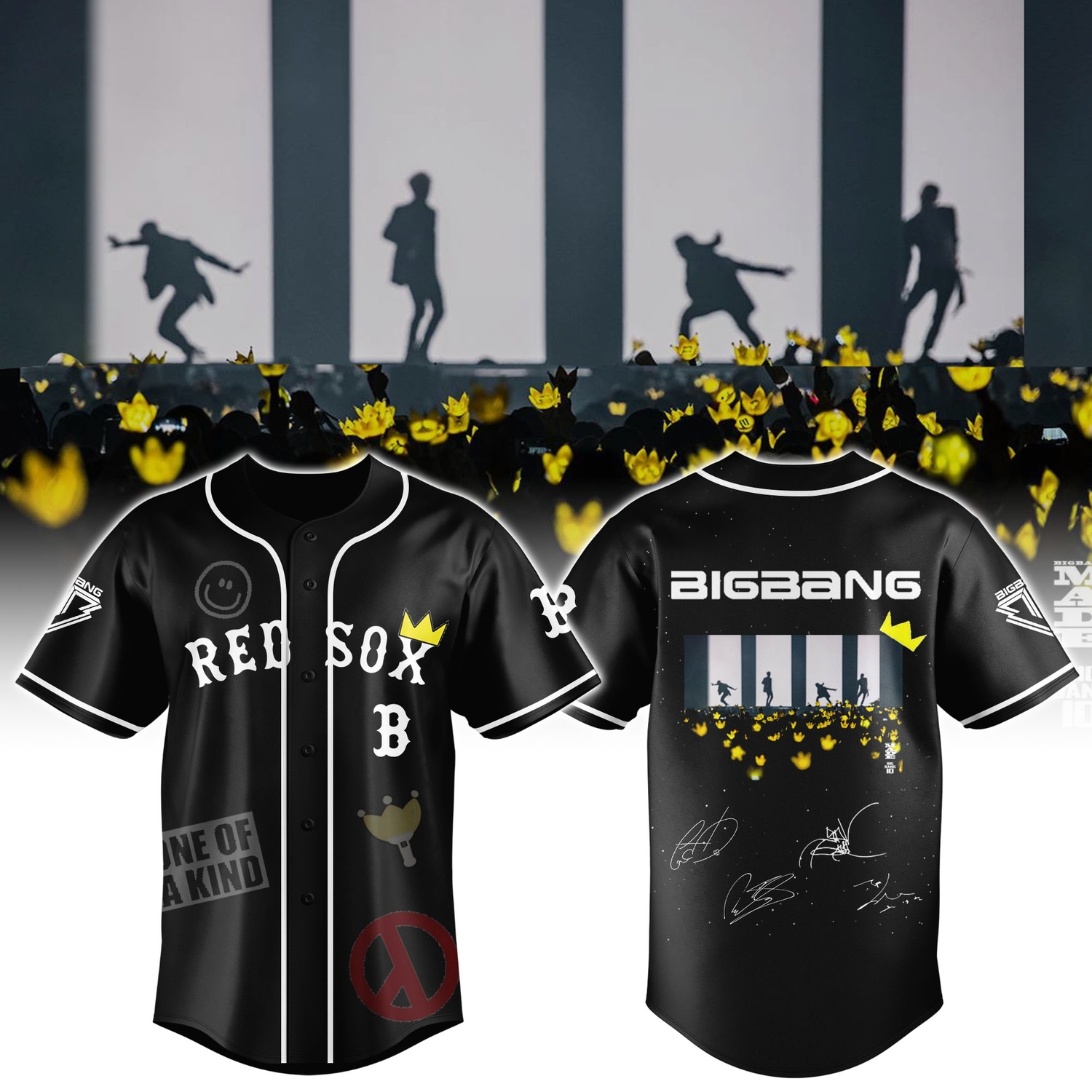 Boston Red Sox x BigBang World Tour 2026 Limited Fan Jersey Boston Red Sox x BigBang World Tour 2026 Limited Fan Jersey