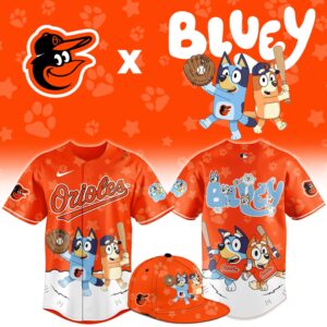 Baltimore Orioles Bluey Night Game Special Baseball Jersey