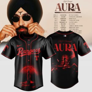 Texas Rangers x Diljit Dosanjh – Aura Tour 2026 Special Edition Jersey