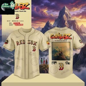 Boston Red Sox Gorillaz The Mountain Tour 2026 Special Baseball Jersey
