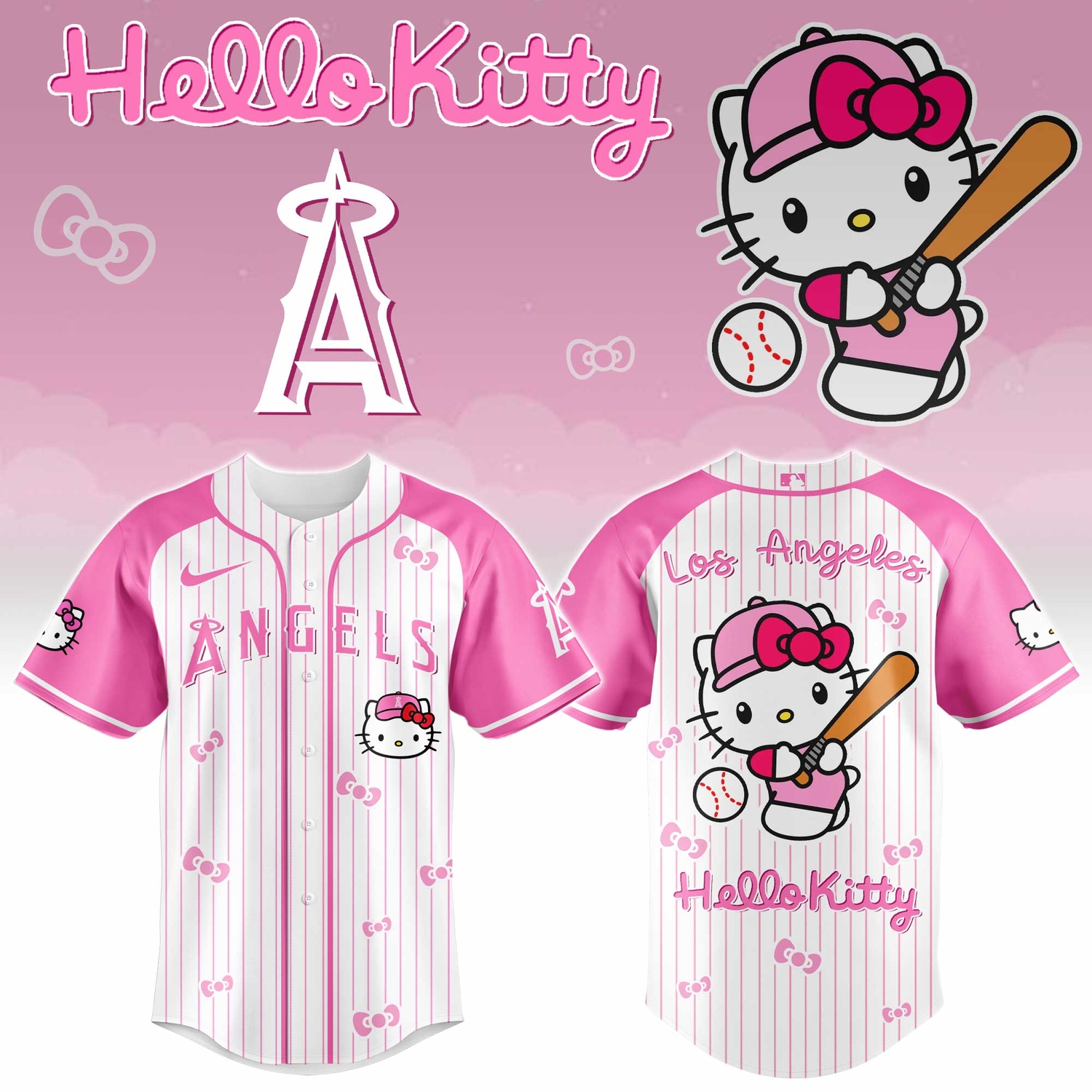 Los Angeles Angels x Hello Kitty 2026 Limited Editions Jersey Ver 2 Los Angeles Angels x Hello Kitty 2026 Limited Editions Jersey Ver 2