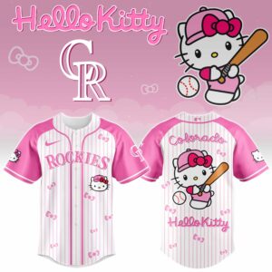 Colorado Rockies x Hello Kitty 2026 Limited Editions Jersey Ver 2