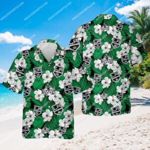 Nhl Los Angeles Kings Team All Over Print Hawaiian Shirt
