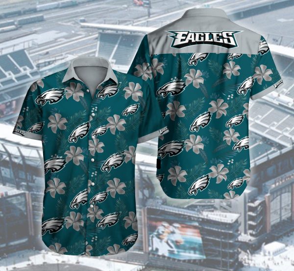 Nfl Philadelphia Eagles Hawaiian Shirt Summer Button Up Nfl Philadelphia Eagles Hawaiian Shirt Summer Button Up