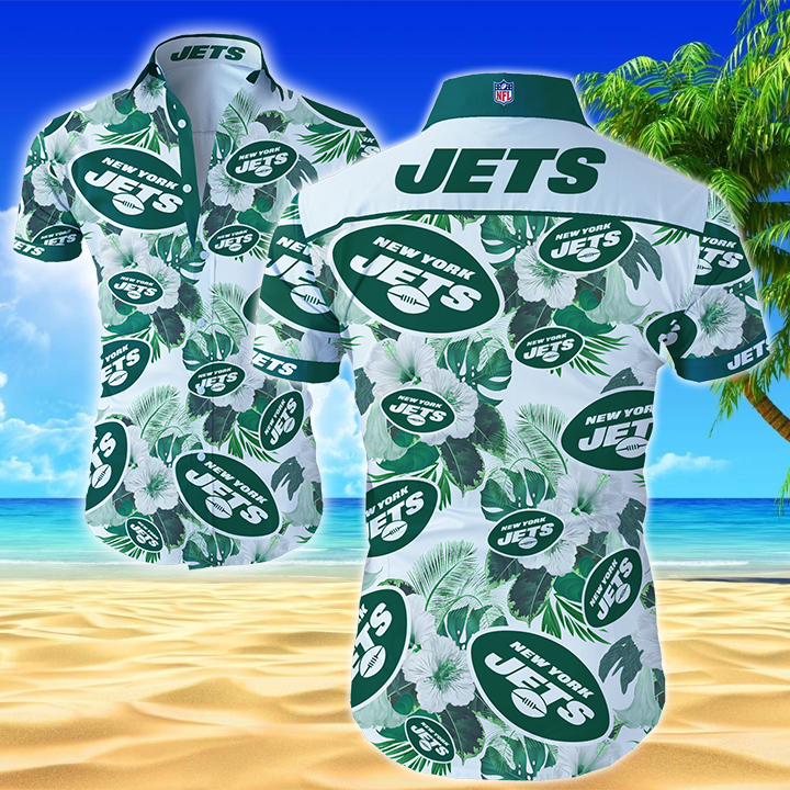 Nfl New York Jets Hawaiian Shirt Summer Button Up Nfl New York Jets Hawaiian Shirt Summer Button Up