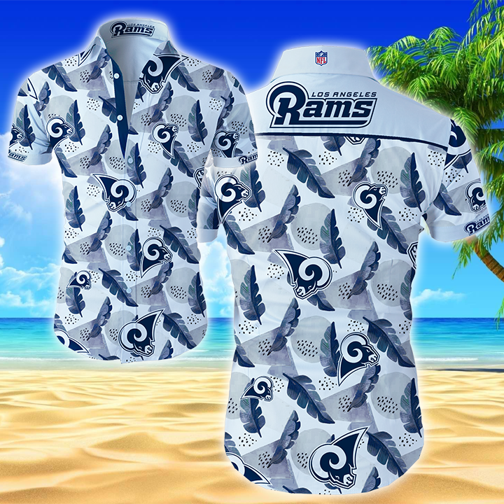 Nfl Los Angeles Rams Hawaiian Shirt Summer Button Up Nfl Los Angeles Rams Hawaiian Shirt Summer Button Up